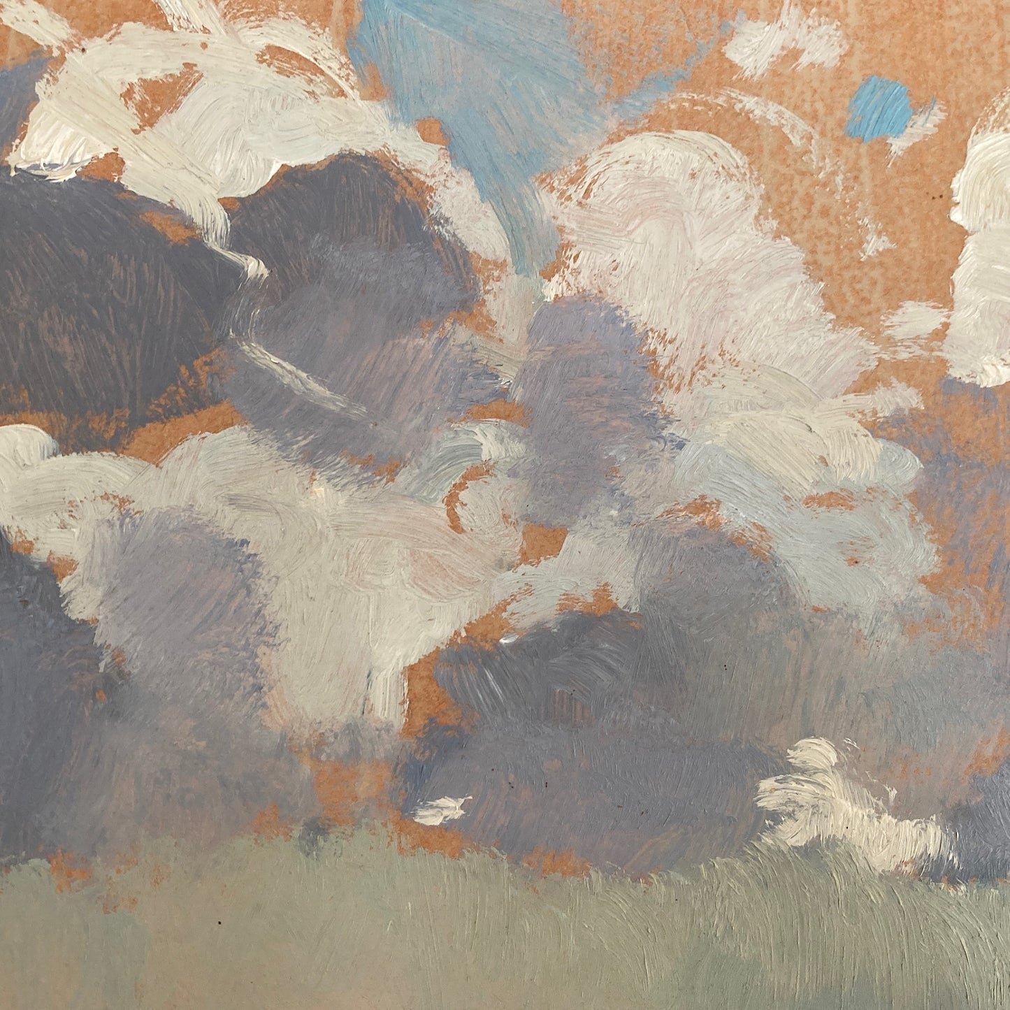 RESERVED Modernist Landscape - Original Oil on Board Landscape Painting by Listed Swedish Artist Richard Bjorklund dated 1935