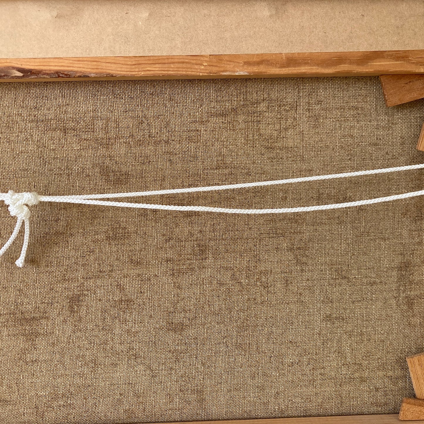 Deer in a Winter Landscape at Dusk - Vintage Scandinavian Winter Scene with Snow - Framed Original Vintage Art