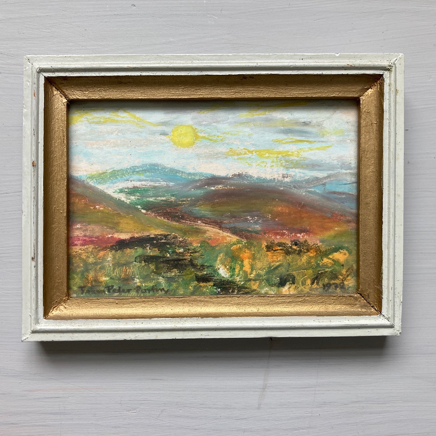 A Set of Eight Miniature Studies of Landscapes