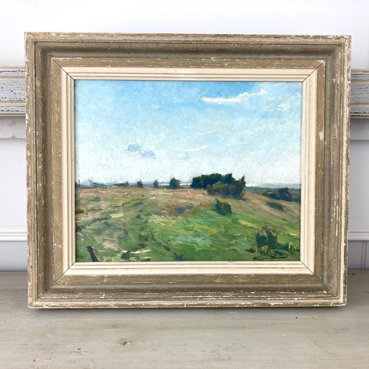 Sea View - Mid Century Oil on Board