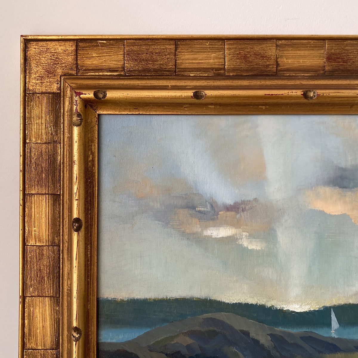 Morning Sail - Vintage Oil on Board
