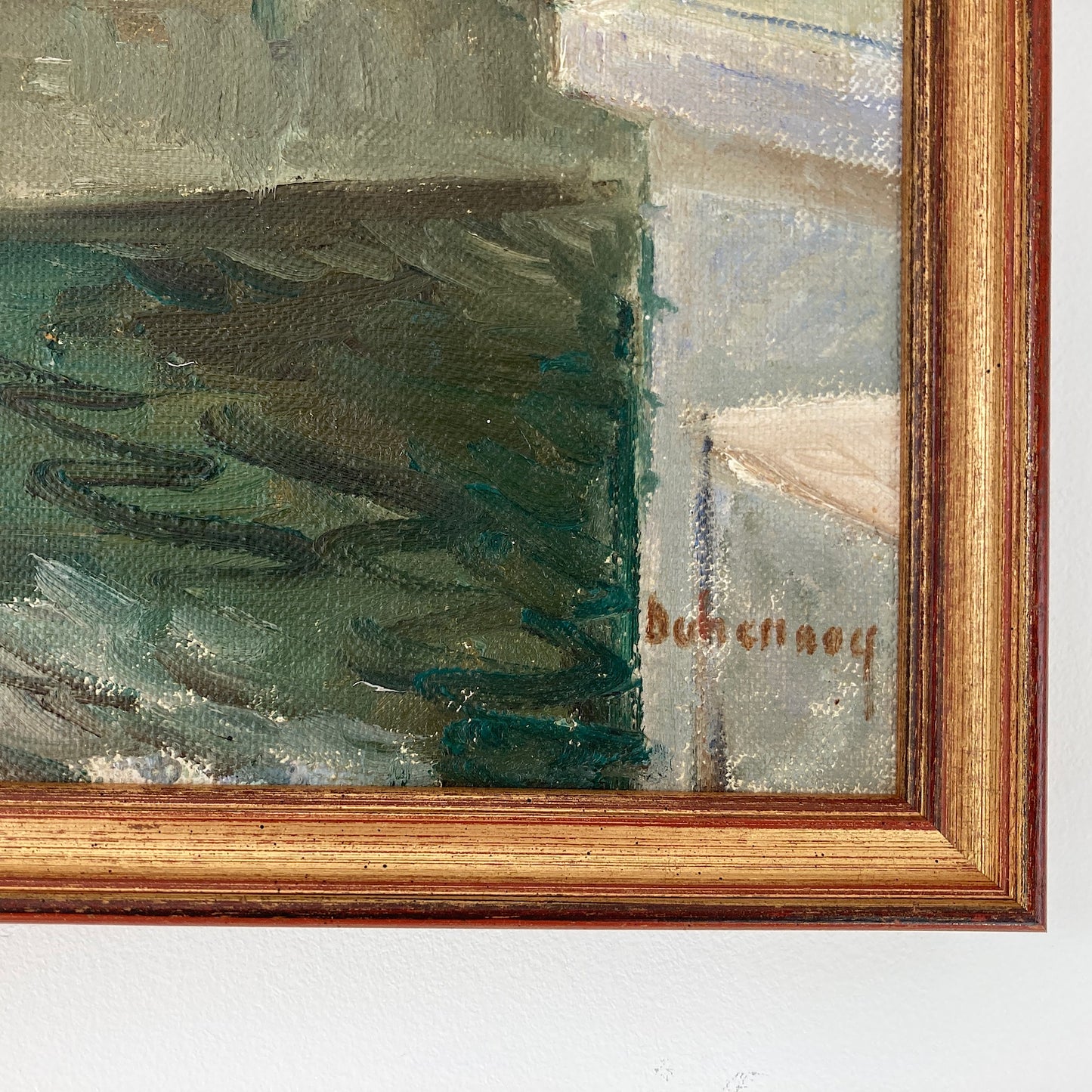 Paris - An Original Vintage Painting of Paris Circa 1950 - Framed Oil on Canvas