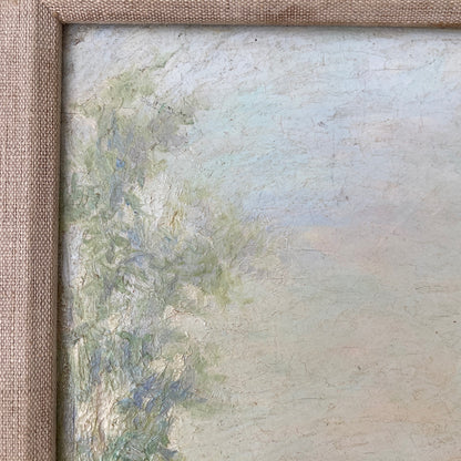 Antique Impressionist Oil Painting of Grez France – Daniel Pender Davidson (1855-1933)