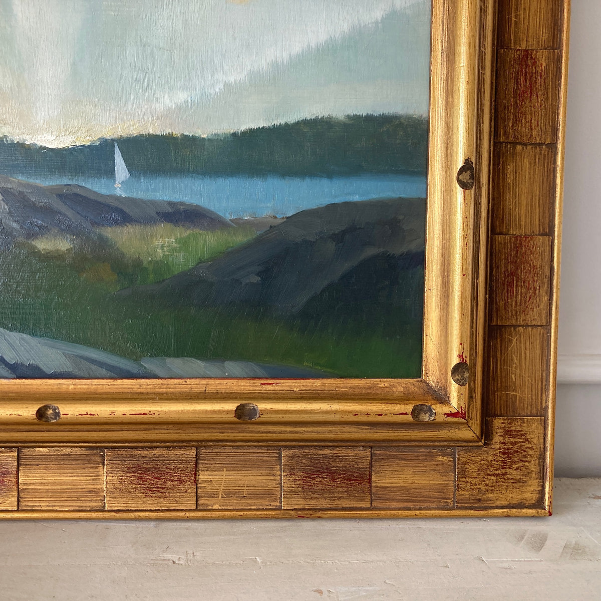 Morning Sail - Vintage Oil on Board