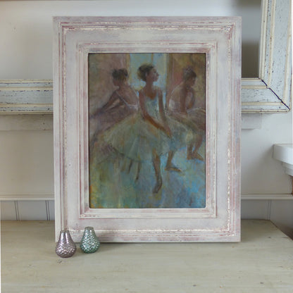 Ballerinas - Vintage Oil on Board