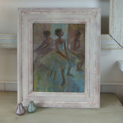 Ballerinas - Vintage Oil on Board