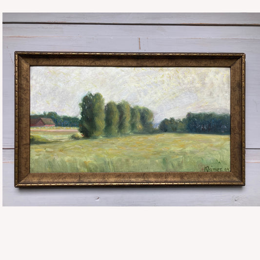 RESERVED Framed Original Landscape Painting