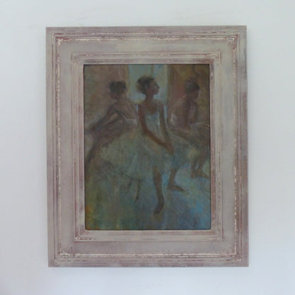 Ballerinas - Vintage Oil on Board