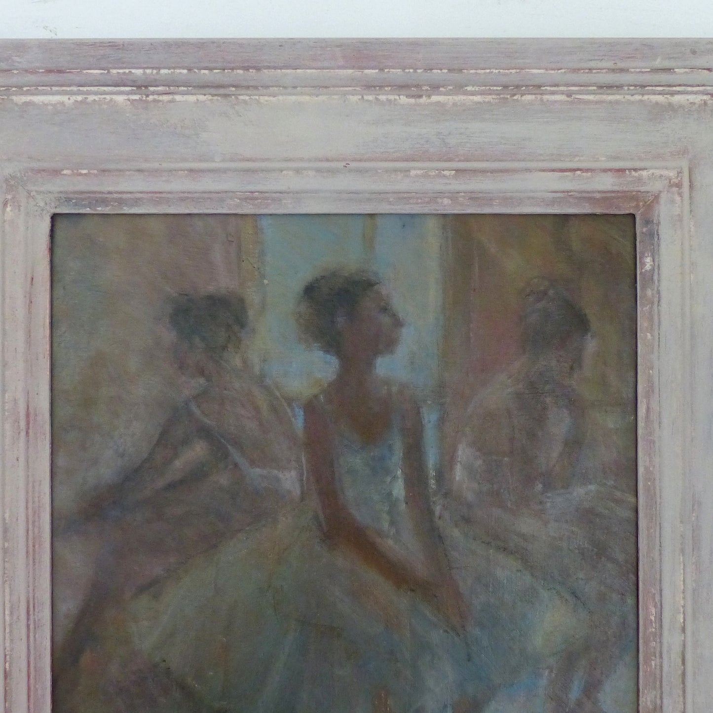 Ballerinas - Vintage Oil on Board